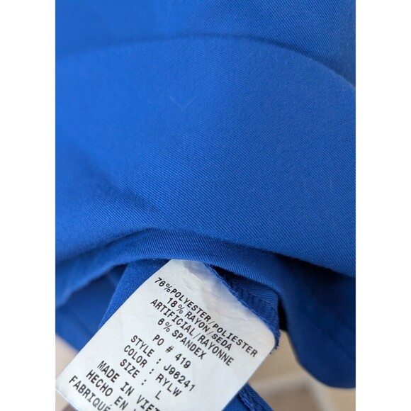 Jaanuu Scrub Top J96241 Color RYLW Medical Uniform 1 Pocket Size Large - Picture 7 of 8